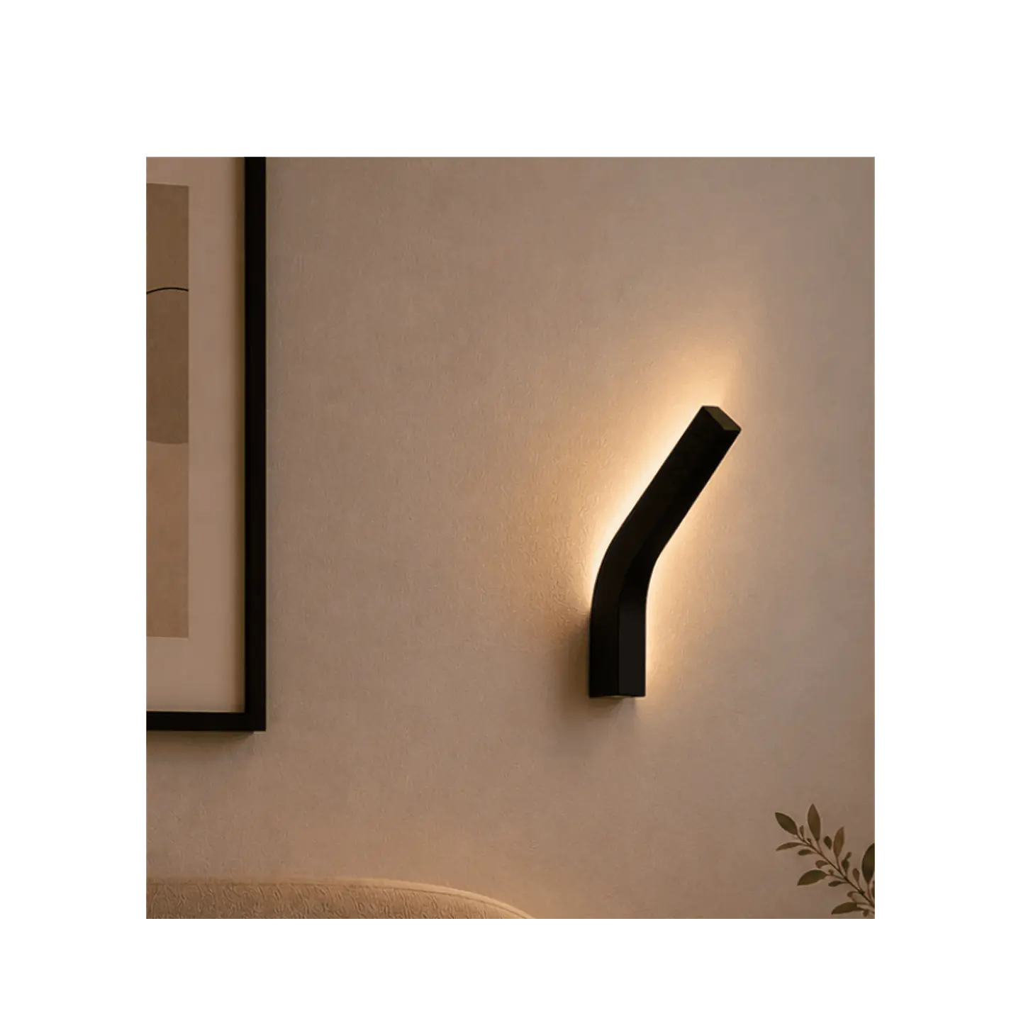 Luz De muroe E14 Preto (Sem Lâmpada) 1
