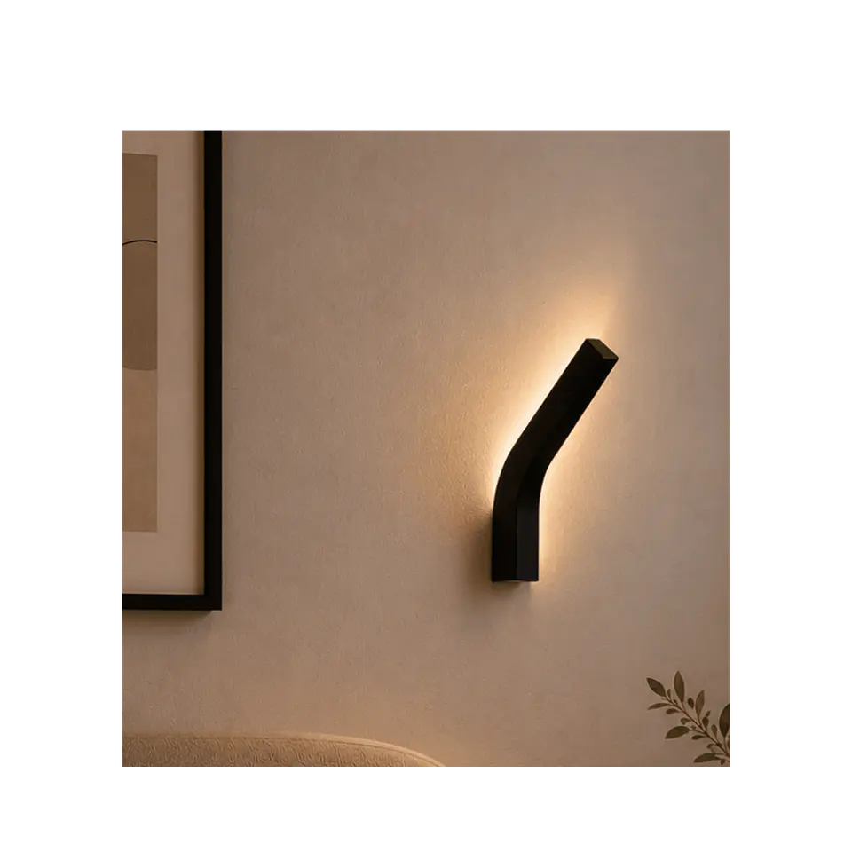 Luz De muroe E14 Preto (Sem Lâmpada) 1