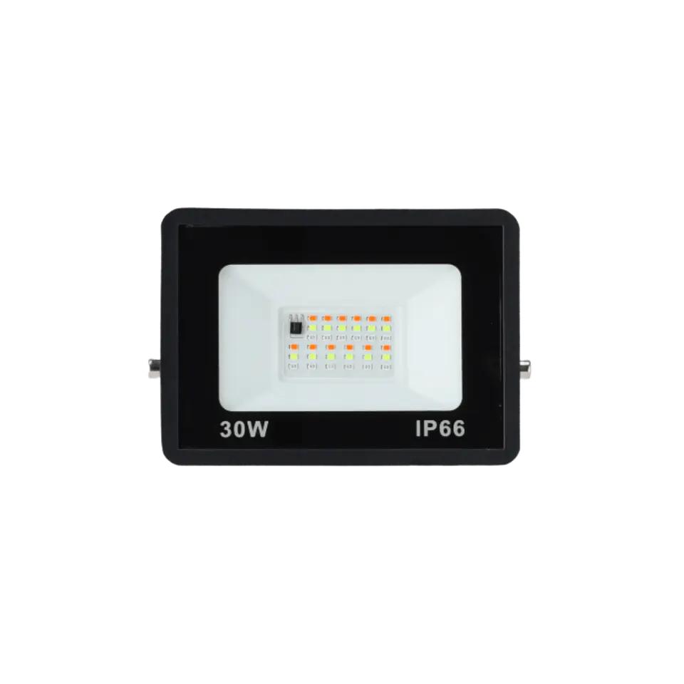 Projetor LED RGBW com controle remoto 30W 2
