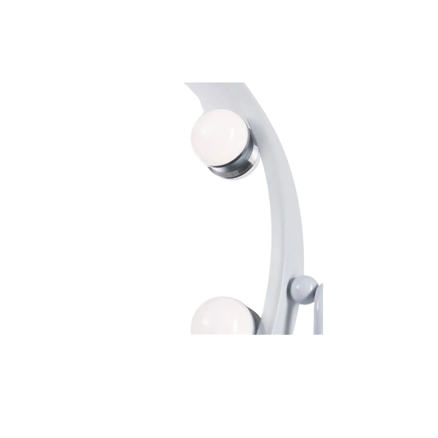 Espelho de Maquilhagem Iluminado LED 48X43Cm Branco 3