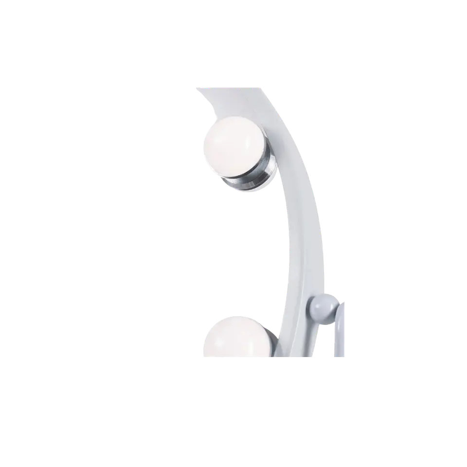 Espelho de Maquilhagem Iluminado LED 48X43Cm Branco 3
