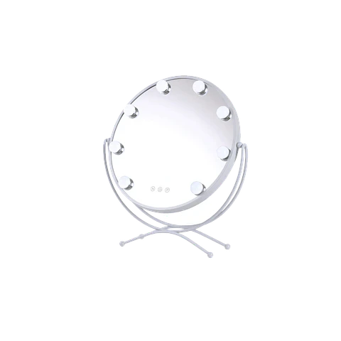 Espelho de Maquilhagem Iluminado LED 48X43Cm Branco