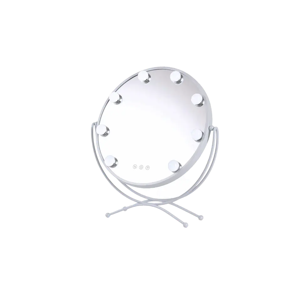 Espelho de Maquilhagem Iluminado LED 48X43Cm Branco 1