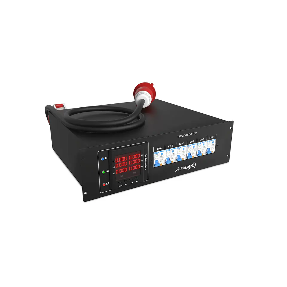 Distribuidior de Energia Audibax PD32D-6SC-PT-32 3