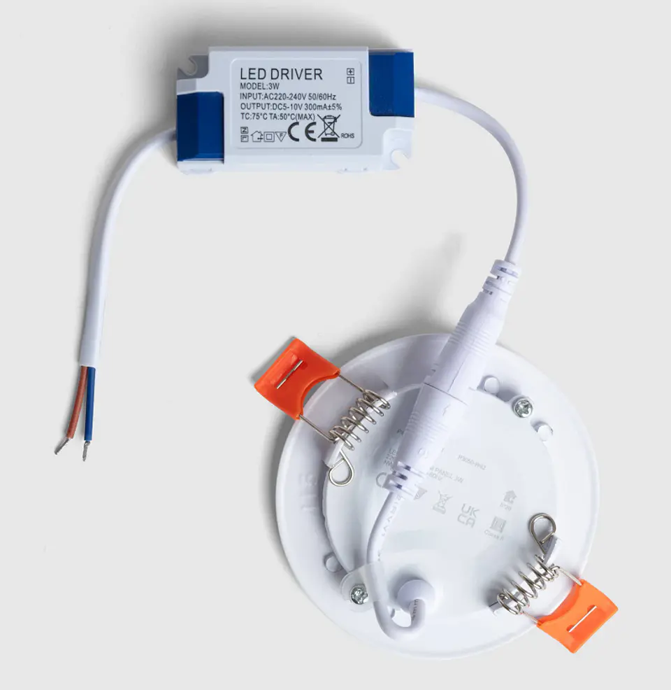 Placa LED Circular 3W Ø 70 mm  4
