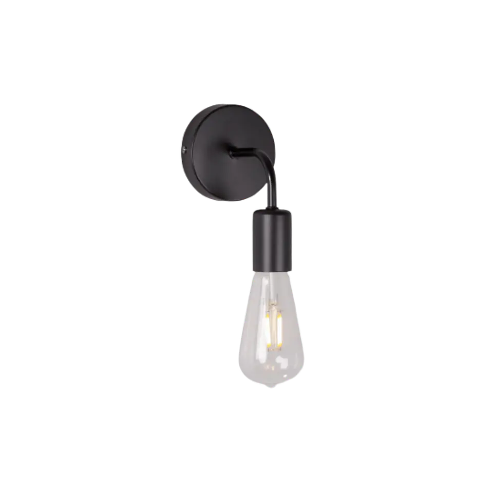Luz De muroe E14 Preto 3