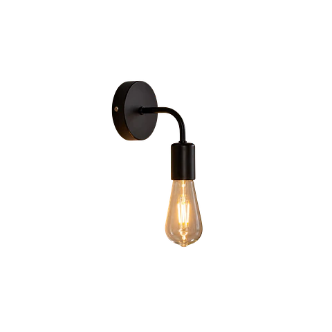 Luz De muroe E14 Preto