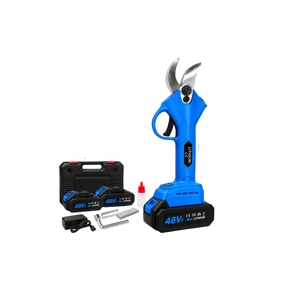Tesoura de Poda Elétrica Sem Fios 48V + 2 Baterias + Mala de transporte (Motor Brushless / sem escovas) 2