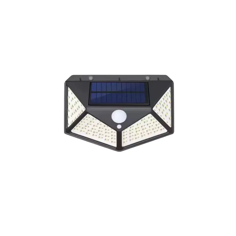Luz Solar LED com Sensor de Movimento (Parede) 114LED 1