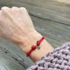 Pulsera Hilo Rojo Estrella Negra