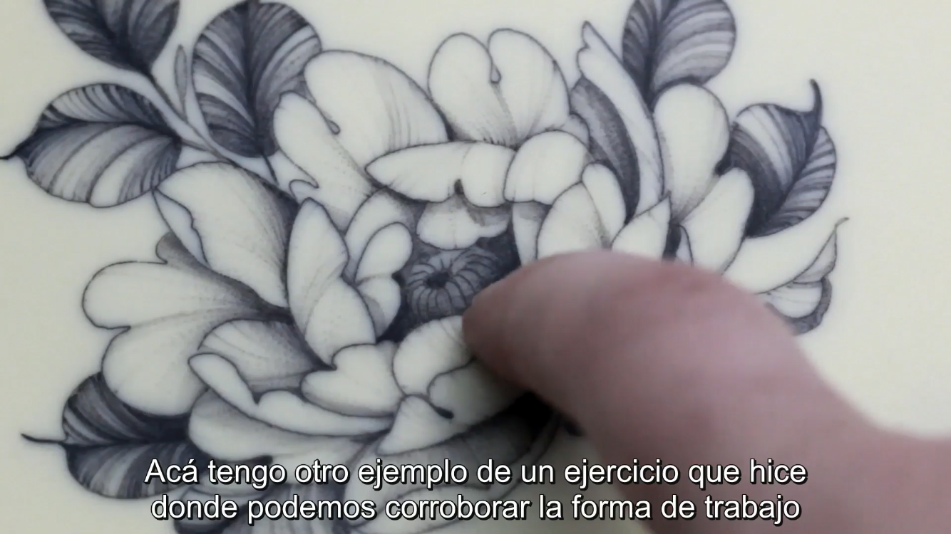 Video Explicativo tatuaje botánico David Riera