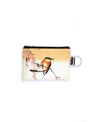 Monedero Pájaro sobre el cerezo