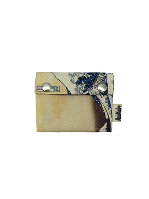 Billetera La gran Ola de Kanawaga