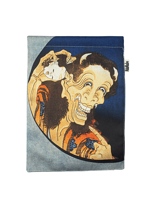 Banderín Cuadrado Demonio sonriente