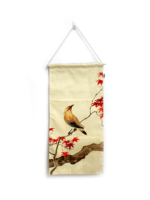 Banderín XL ave de la peste sobre arce