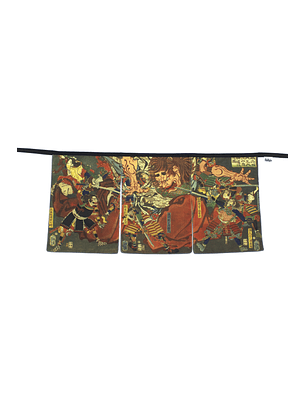 Cortinilla Raikō y sus compañeros