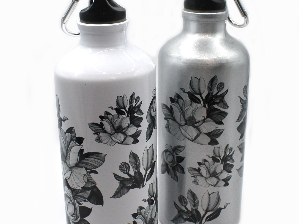 Botella de agua Blanca 1