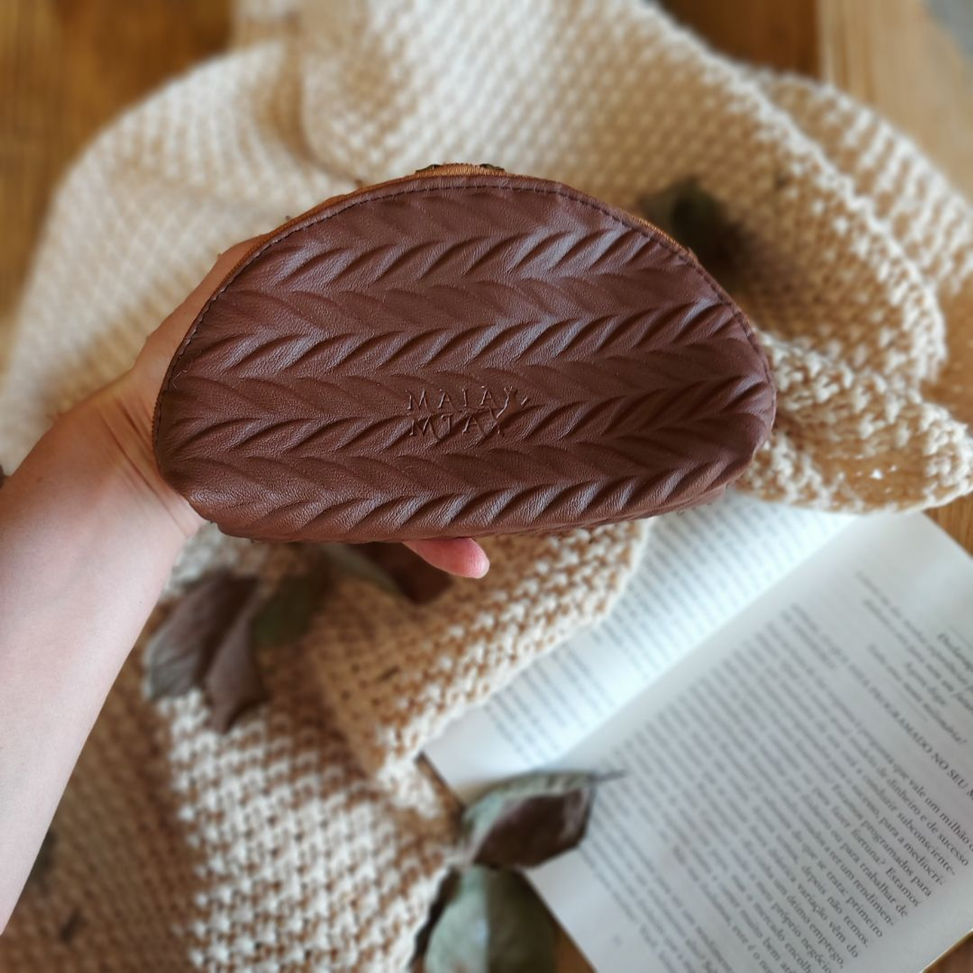 Necessaire e Porta-Moedas Brown  3