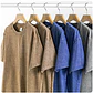 Washed And Distressed 230g Heavyweight Cotton Short Sleeved T-shirt Versatile Men Women Summer Solid Color Loose T Shirts Top - Thumbnail 4