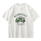 Dukeen Men's 320gsm Plus Size T-shirt 2026 Summer Fashion Retro Bus Printed Fashion T Short Sleeve T-shirt Men's Wear - Thumbnail 2