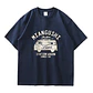 Dukeen Men's 320gsm Plus Size T-shirt 2026 Summer Fashion Retro Bus Printed Fashion T Short Sleeve T-shirt Men's Wear - Thumbnail 3