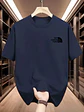 Summer 100% Cotton Men's Plain T Shirt Simple Pattern Print Comfortable Soft Breathable Fabric Suitable Daily Casual Wear - Thumbnail 3