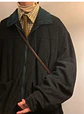 American Style Vintage 2026 Men Bomber Jacket Windbreakers Zipper Coats Autumn Loose Cargo Outwear - Thumbnail 7