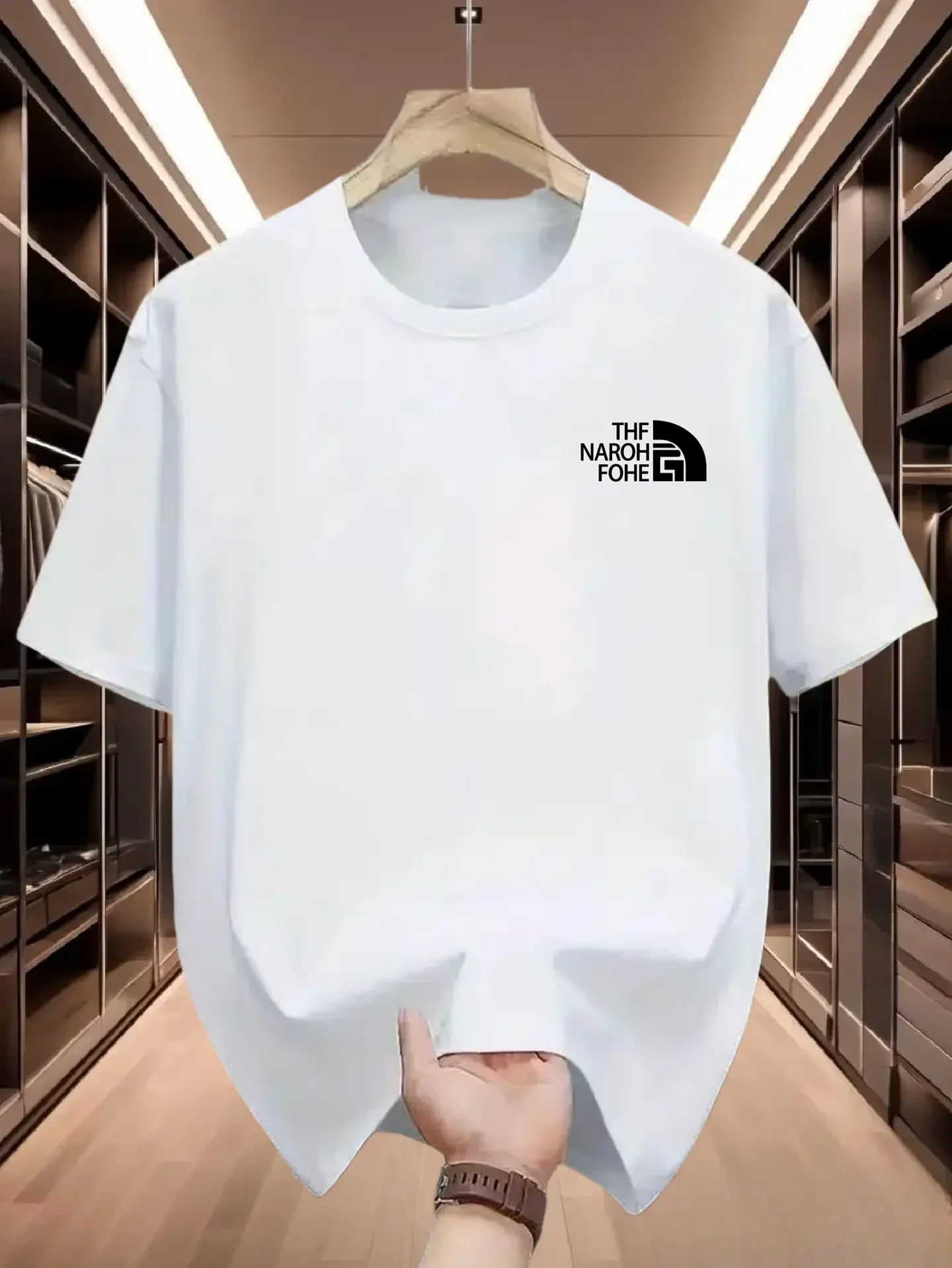 Summer 100% Cotton Men's Plain T Shirt Simple Pattern Print Comfortable Soft Breathable Fabric Suitable Daily Casual Wear 4
