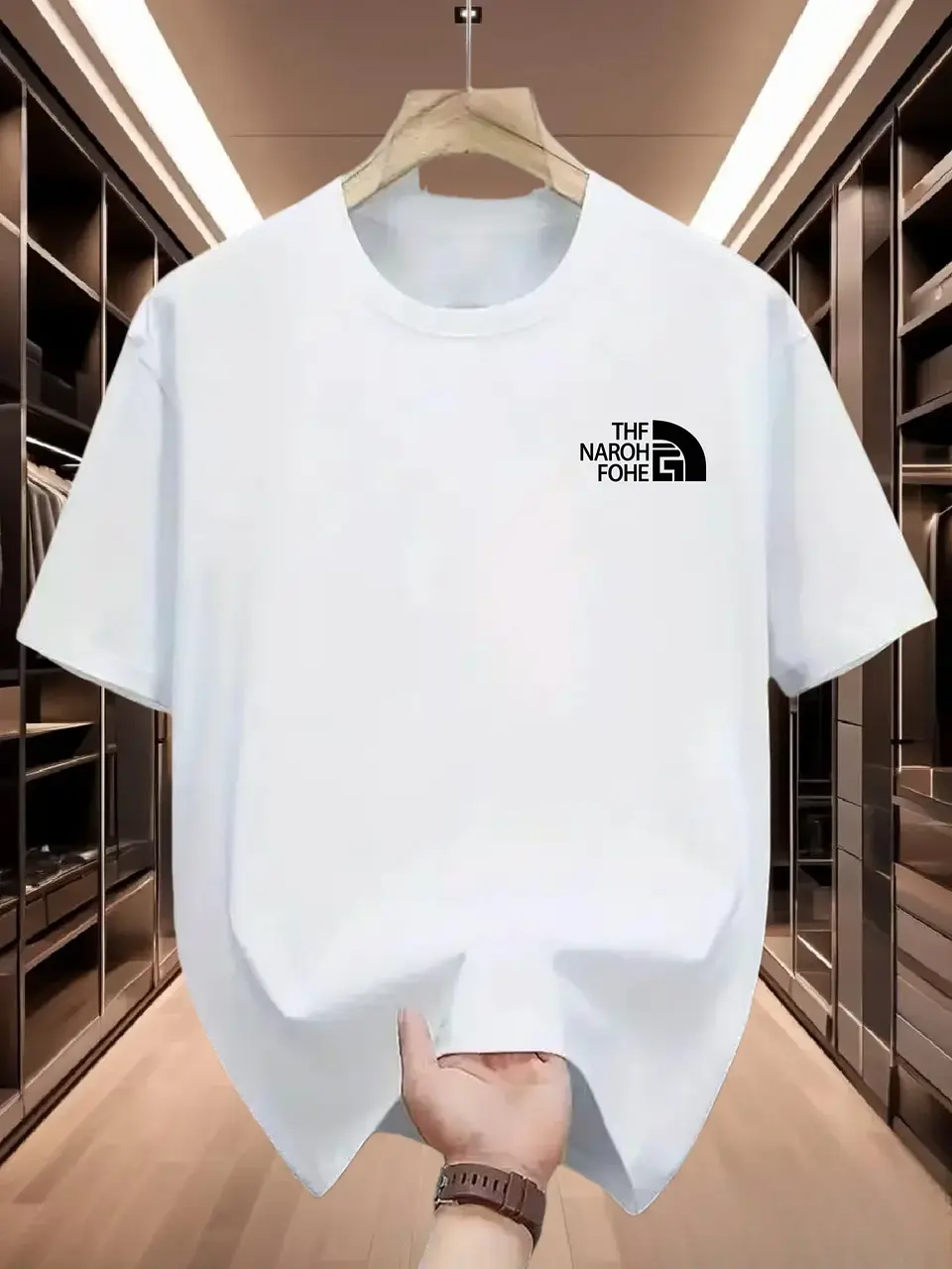 Summer 100% Cotton Men's Plain T Shirt Simple Pattern Print Comfortable Soft Breathable Fabric Suitable Daily Casual Wear 4