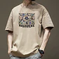 Heavyweight Pure Cotton Summer New Style War  Knight Trendy Brand Short Sleeve T-Shirt Men's Loose Versatile INS Trendy ... - Thumbnail 8