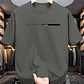 Summer men's 100% cotton casual loose fit large letter print round neck short sleeved T-shirt top High Street Unisex style - Thumbnail 8