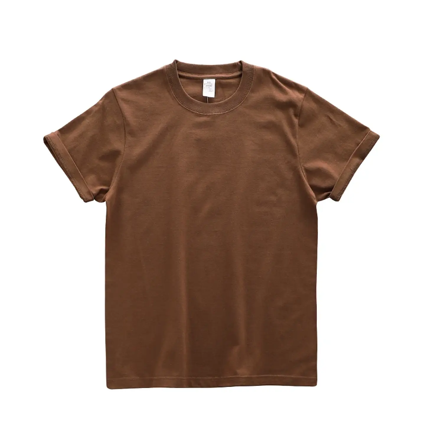Dukeen 280gsm Oversized Heavy T-Shirt for Men Summer Short Sleeve Tee Cotton Solid Color Top Casual T Shirts One Piece 7