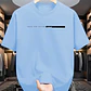 Summer men's 100% cotton casual loose fit large letter print round neck short sleeved T-shirt top High Street Unisex style - Thumbnail 12