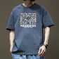 Heavyweight Pure Cotton Summer New Style War  Knight Trendy Brand Short Sleeve T-Shirt Men's Loose Versatile INS Trendy ... - Thumbnail 11