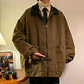 American Style Vintage 2026 Men Bomber Jacket Windbreakers Zipper Coats Autumn Loose Cargo Outwear - Thumbnail 9