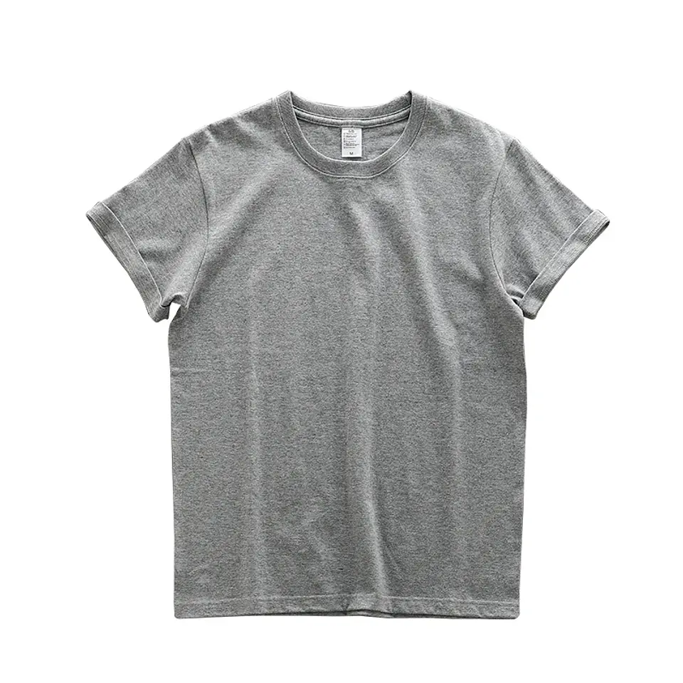 Dukeen 280gsm Oversized Heavy T-Shirt for Men Summer Short Sleeve Tee Cotton Solid Color Top Casual T Shirts One Piece 10