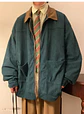 American Style Vintage 2026 Men Bomber Jacket Windbreakers Zipper Coats Autumn Loose Cargo Outwear - Thumbnail 15