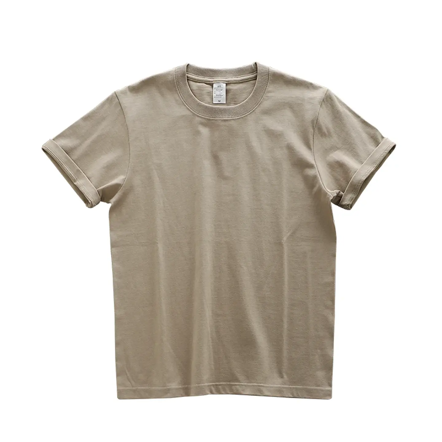 Dukeen 280gsm Oversized Heavy T-Shirt for Men Summer Short Sleeve Tee Cotton Solid Color Top Casual T Shirts One Piece 11
