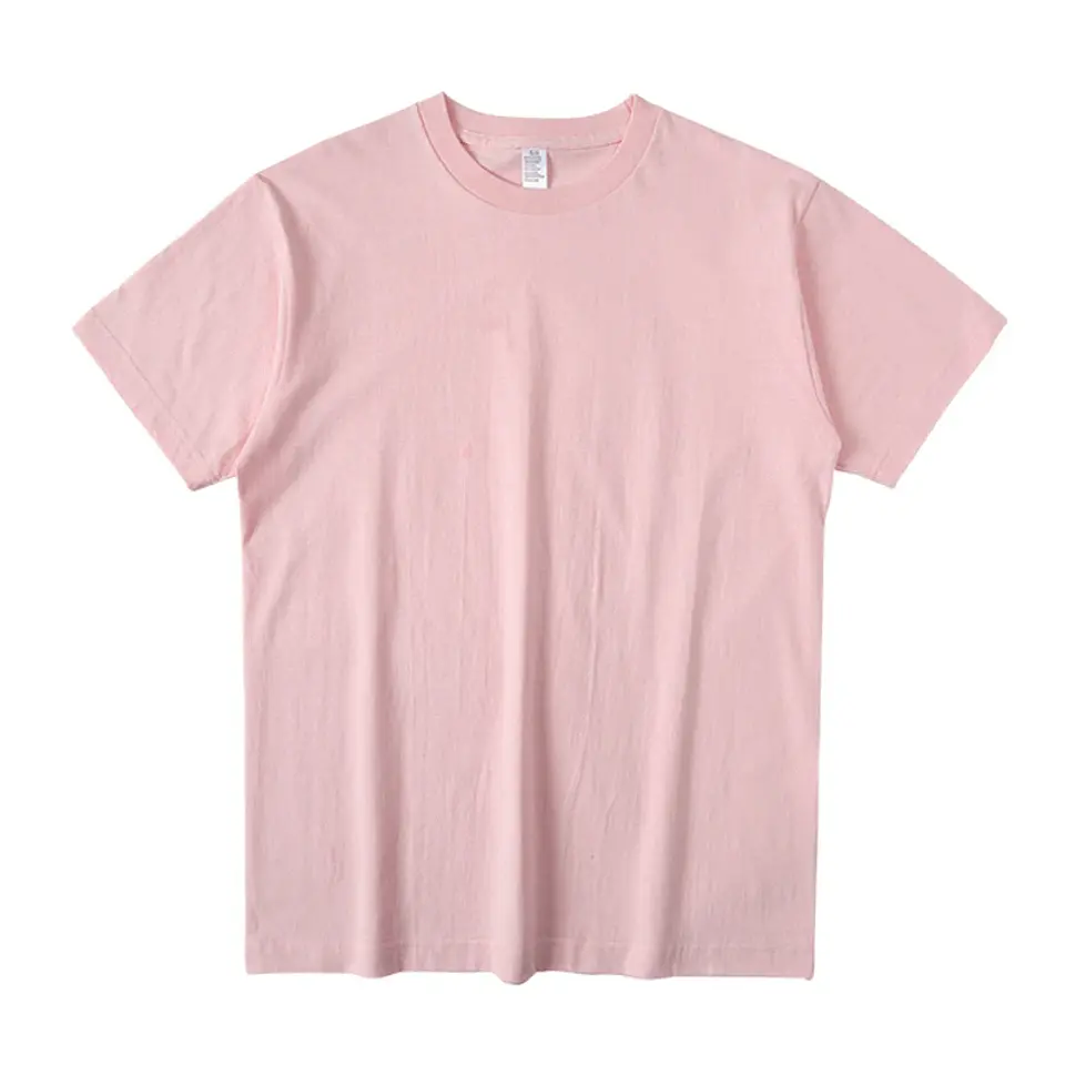 Dukeen 280gsm Oversized Heavy T-Shirt for Men Summer Short Sleeve Tee Cotton Solid Color Top Casual T Shirts One Piece 12
