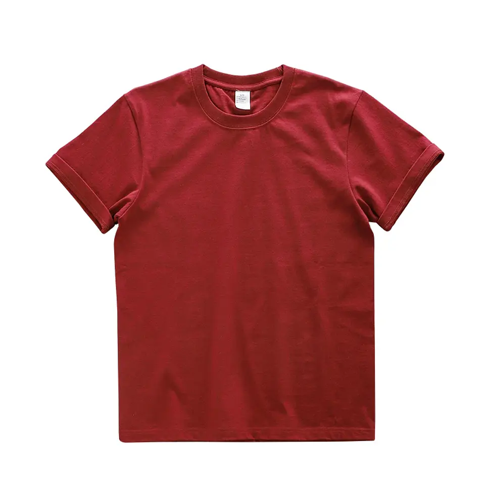 Dukeen 280gsm Oversized Heavy T-Shirt for Men Summer Short Sleeve Tee Cotton Solid Color Top Casual T Shirts One Piece 14