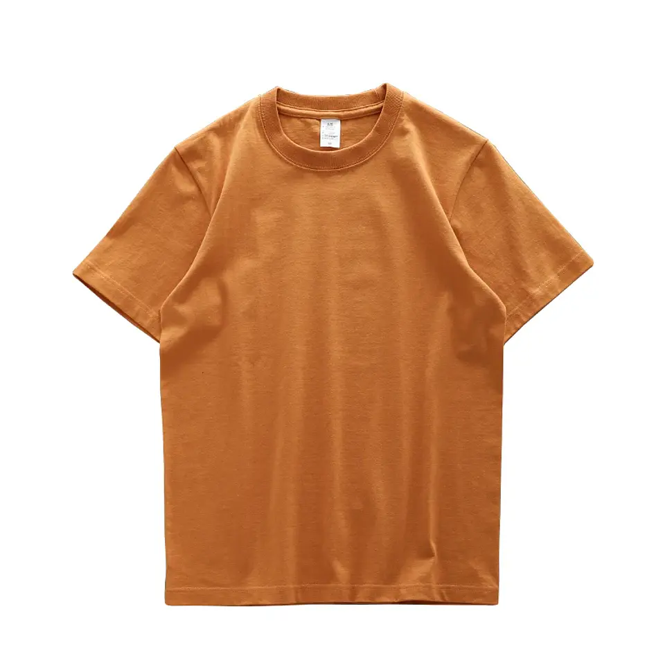 Dukeen 280gsm Oversized Heavy T-Shirt for Men Summer Short Sleeve Tee Cotton Solid Color Top Casual T Shirts One Piece 15