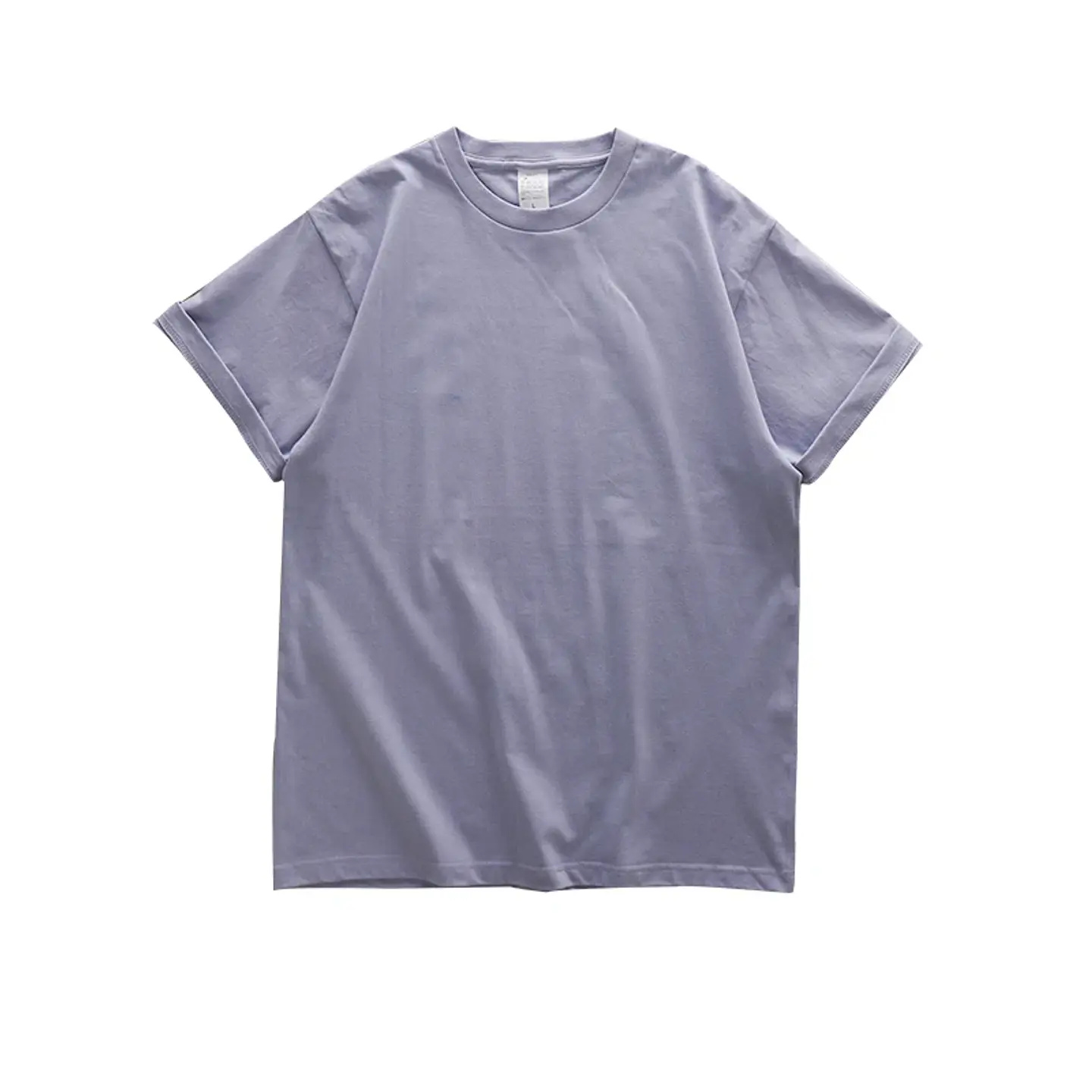 Dukeen 280gsm Oversized Heavy T-Shirt for Men Summer Short Sleeve Tee Cotton Solid Color Top Casual T Shirts One Piece 16