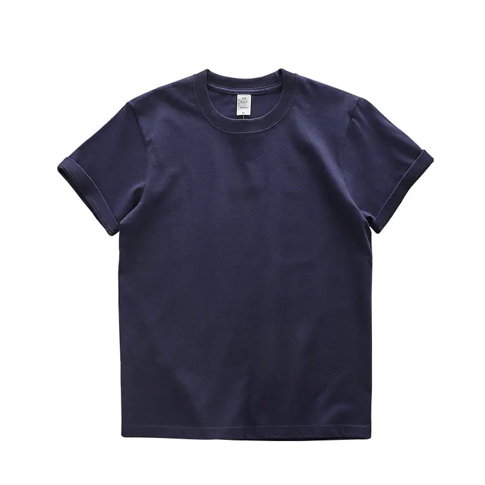 Dukeen 280gsm Oversized Heavy T-Shirt for Men Summer Short Sleeve Tee Cotton Solid Color Top Casual T Shirts One Piece 17