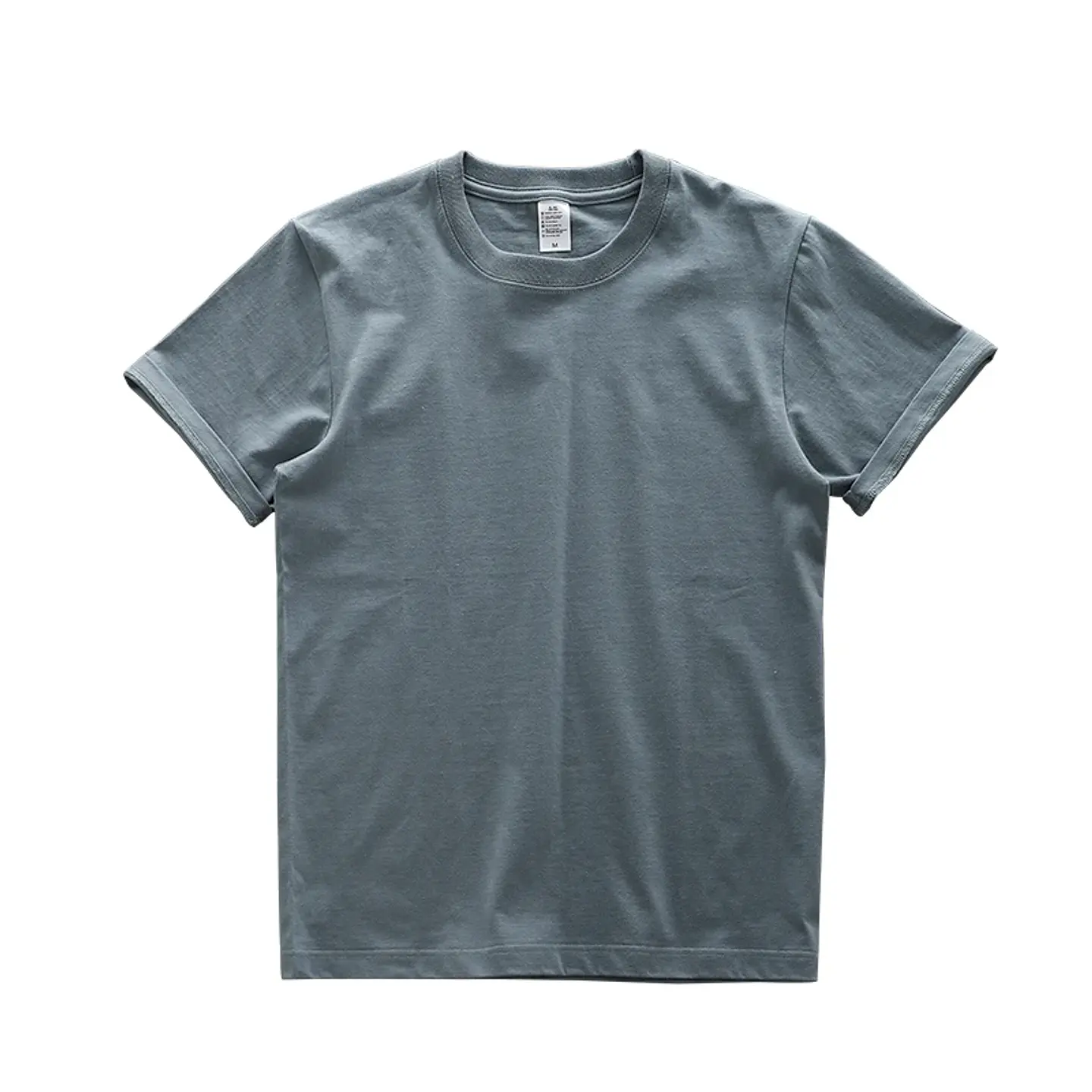 Dukeen 280gsm Oversized Heavy T-Shirt for Men Summer Short Sleeve Tee Cotton Solid Color Top Casual T Shirts One Piece 19