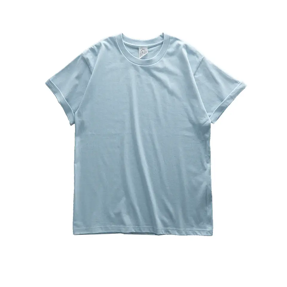 Dukeen 280gsm Oversized Heavy T-Shirt for Men Summer Short Sleeve Tee Cotton Solid Color Top Casual T Shirts One Piece 22
