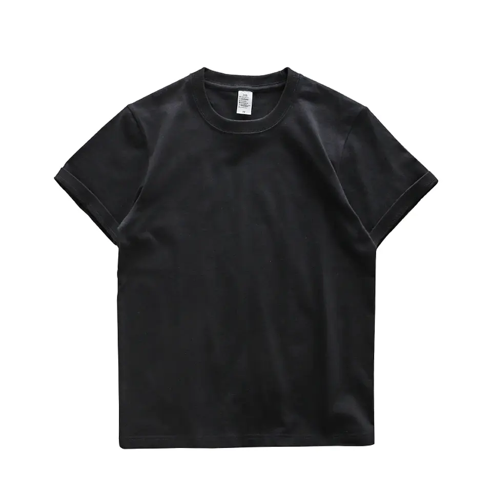 Dukeen 280gsm Oversized Heavy T-Shirt for Men Summer Short Sleeve Tee Cotton Solid Color Top Casual T Shirts One Piece 23