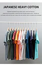 Dukeen 280gsm Oversized Heavy T-Shirt for Men Summer Short Sleeve Tee Cotton Solid Color Top Casual T Shirts One Piece - Thumbnail 24