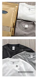 Dukeen 280gsm Oversized Heavy T-Shirt for Men Summer Short Sleeve Tee Cotton Solid Color Top Casual T Shirts One Piece - Thumbnail 28