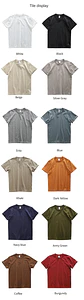 Dukeen 280gsm Oversized Heavy T-Shirt for Men Summer Short Sleeve Tee Cotton Solid Color Top Casual T Shirts One Piece - Thumbnail 31