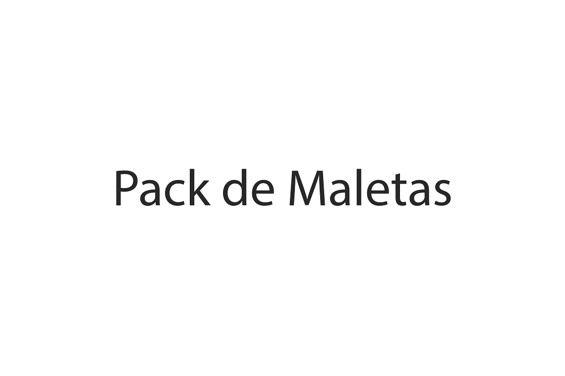 PACK DE MALETAS